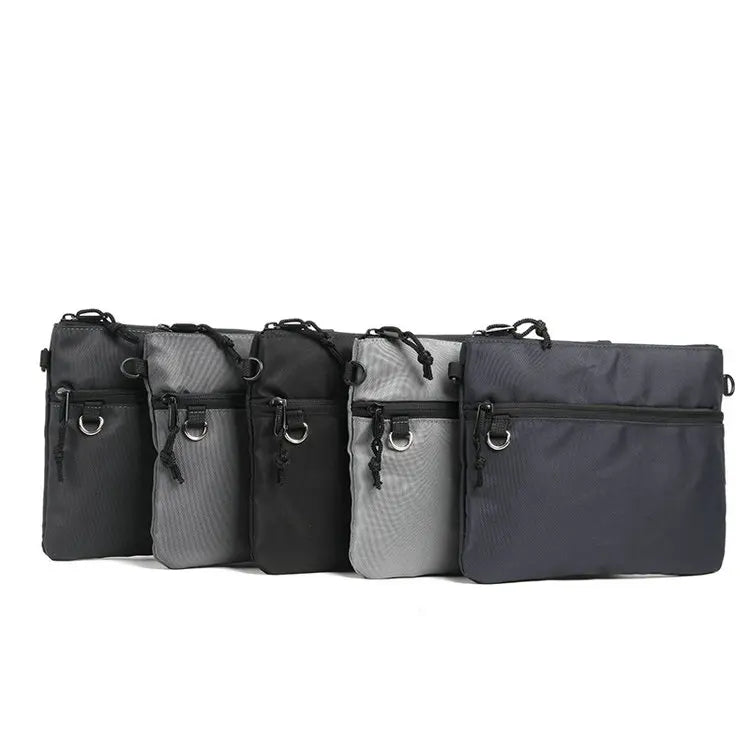 Custom LYMECH Waterproof Zipper Sport  Print Logo Side Sling Crossbody Luggage Travel Shoulder Messenger Bag for Men Women