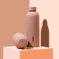 YEWAY Wholesale Eco Custom Colorful Double Wall Thermo Flask 500ml Stainless Steel Rubber Paint Sport Small Mouth Water Bottle