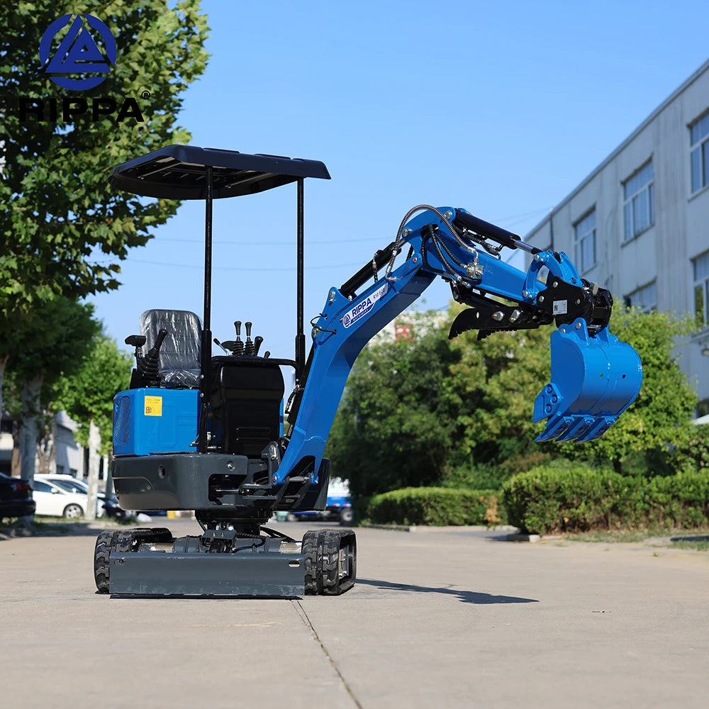 New Mini Bagger 1ton Micro Digger Price Earth-Moving Machinery Hydraulic Small Excavator Hole Digger Machine