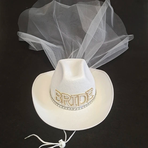 Hot Selling Hollowed Bride White Denim Hat Hand Woven Straw Hat Bride Party Jazz Hat