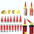 22pcs Stainless Steel Caulk Nozzle Applicator Caulking Finisher Glue Silicone Sealant Finishing Tool Kitchen Bathroom Sink Joint