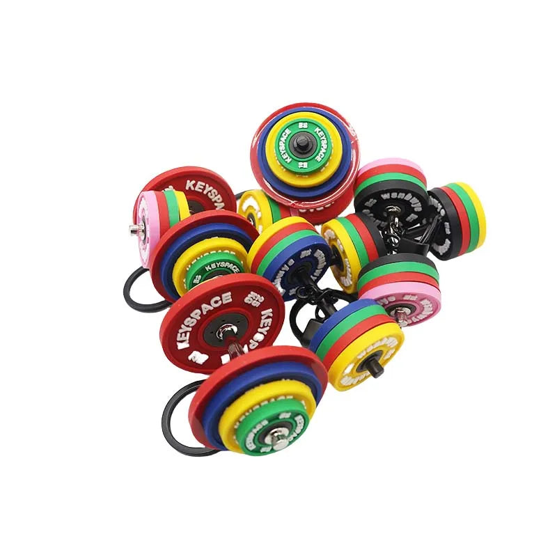 Wsnbwye Gift Adjustable Dumbbell 32 kg llaveros Anime Sublimation DIY CHAVEIRO 50kg Pepin Dumbbell Key Chain