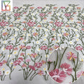 New Luxury Bridal Embroidered 3d Flower Tulle Lace Quality Mesh Embroidery Lace Fabric for Wedding Bridal Dress