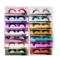 Hot-selling Styles Naturally 3d  V Cross False Eyelashes Hand Made Natural Black Mink Eyelashes