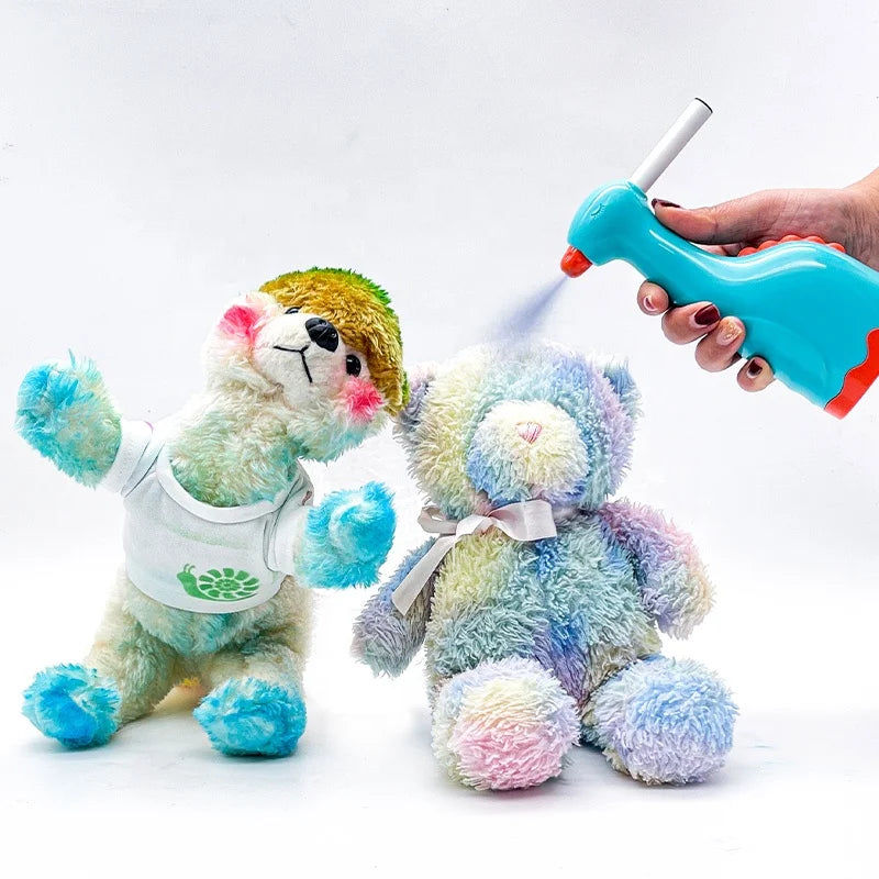 Portable Wireless Art Airbrush Painting Magic Kid Painting Set for Miniatures Toys with Stencils