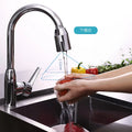 Chrome ABS Modern Automatic Sensor Infrared Smart Faucet Aerator Touchless USB Charging Energy Saving Kitchen Nozzle Tap Adapter