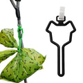 Household Hands-Free Waste Bag Carrier Clip Poop Bag Holder Made of PE Plastic