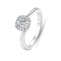 Low Price 925 Sterling Silver Gra  0.5 CT Micro Twist Arm square Bag Diamond Moissanite Ring Women Engagement Fine Jewelry