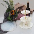 Handmade Crystal Epoxy Plate Mold Three Layer Tea Fruit Tray Silicone Mold