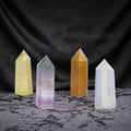 Healing Single-Point Crystal Wand Polished Tumbled Stones Tower for Reiki Chakra Meditation Home Decoration for Love & Romance