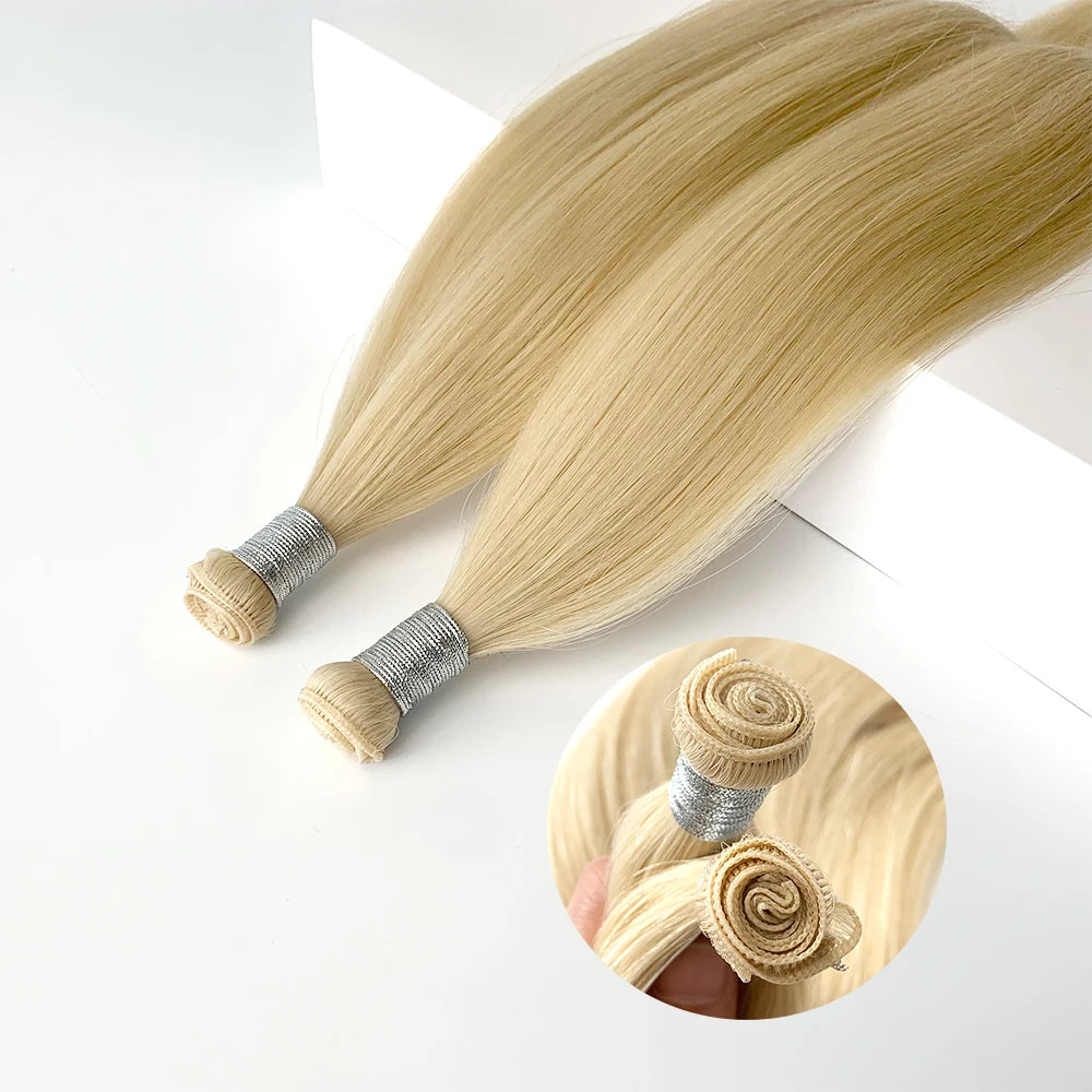 Custom Length Soft Light Invisible for Thin & Light European Hair Dyed 100% Human Remy for Hair Extensions