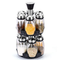 Spice Rack Black Spice Rack Stand Holder with 12 Bottles  Sleek & at