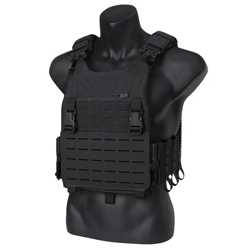 IDOGEAR  Hot Sell Combat Training Camo Quick Release Tactical Vest Molle Modular Hunting Vest Paintball Plate Carrier
