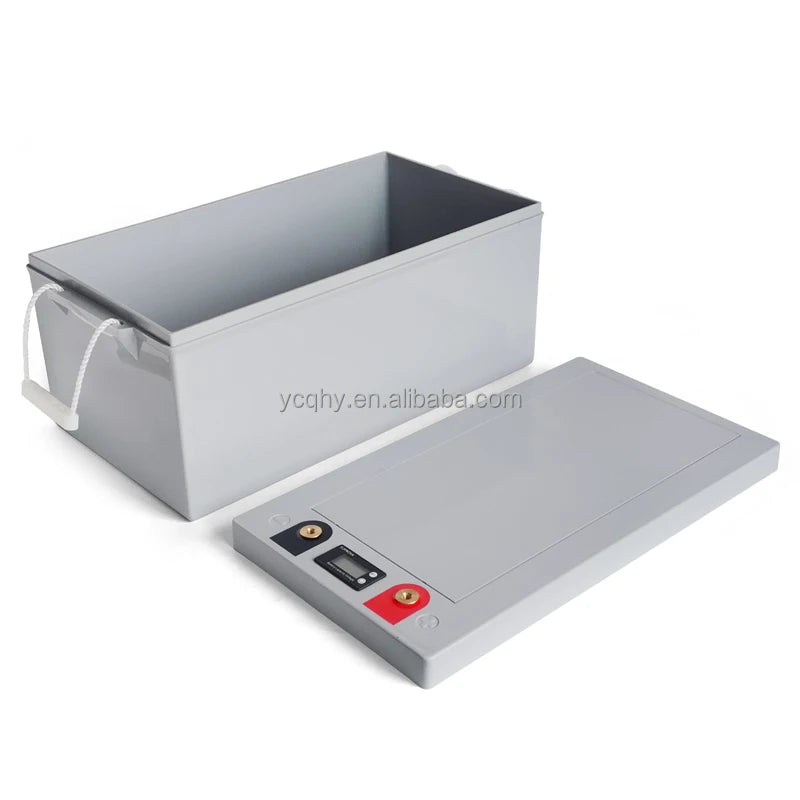 Large Battery case Lifepo4 Batterie Box Waterproof Solar Battery Box with Led
