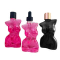 Luxury Skincare Packaging Bottles Set HDPE PET 120ml Women Female Body Shaped Bottle