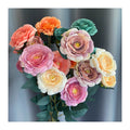 Hot Top Seller OUZI 3 Head Dew Lotus Rose Decoration Mariage Wedding Flower 3 Flower;3 Branches 6 Cm 9 Cm Flower New Yeart