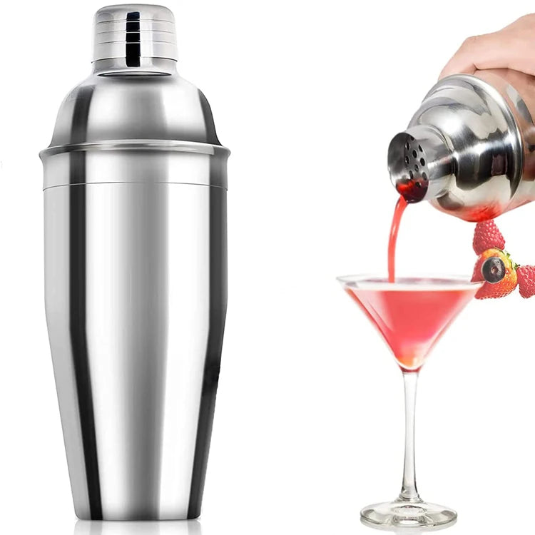 24oz Cocktail Shaker 700ml Bubble Tea Shaker 304 Stainless Steel