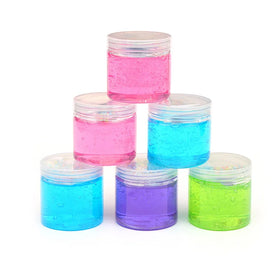 100ml Clear PET Plastic Slime Container Wide 8 oz 10 oz 6 oz Empty Vessels