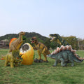 Resin Crafts Decoration Party Dinosaur/ Ride on 6ft Dinosaur for Kids Statue/animatronic Dinosaur Theme Amusement Park