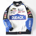 Wholesale Embroidered logo Patch Plus Size Bomber Car Jackets Vintage Cotton Nascar Racing Jacket for Men