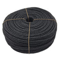 Black Danish Paper Cord 4mm 3 Strands Twisted Craft Paper Rope Weaving Kraft Paper Rope 1kg Roll Packing for Packaging