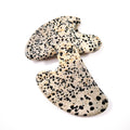 DIY Genuine Natural Polishing Face Massage Facial Gua Sha Heart Dalmatian Jasper Beauty