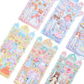 Nekoni Dress up Princess Girly Stickers Puffy Stickers Decal 3D Kawaii Aesthetic Decor Cartoon Foam Stickers