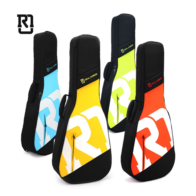 Lauren Series Rm Rainbow Thickened Anti-collision Bass Guitar Bag  Electric Guitar Bag Music Pack  Guitar case Soft Gig Bag