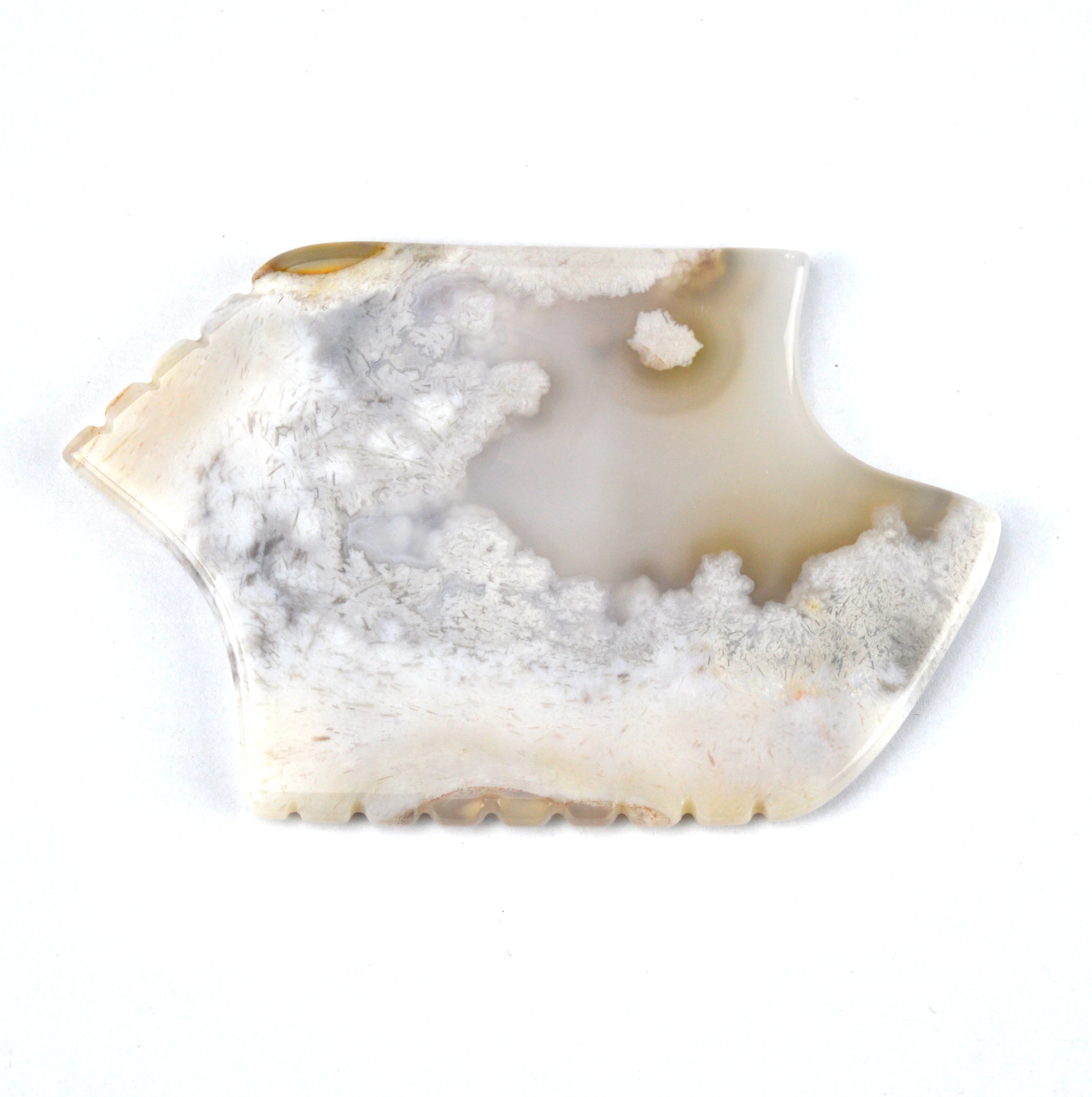 Best Quality Shaped Sakura Agate Jade Gua Sha Facial Tool Natural Guasha Face Tools for Face Spa