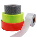 YouGuang 2 Inch PVC Micro Prism Reflective Tape Printable Shiny White Triangle Reflective Webbing for Workwear
