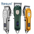 Resuxi JM-104 Rechargeable Hair Cutting Machines Machine Digital Display Electric Barber Professional Hair Clippers for Men