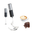 Wholesale Battery Operated Stainless Steel Handheld  Milk Frother Mini Electric Whisk Drink Mixer for Coffee Tea Collage Matcha
