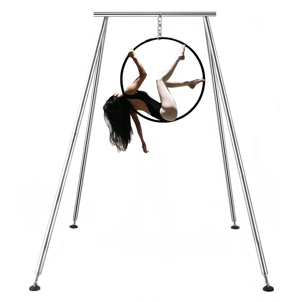 Yoga Swing Stand Yoga Frame Yoga Sling Inversion Triangle Structure for Indoor Outdoor Hammocks Pull-up Poles Swings
