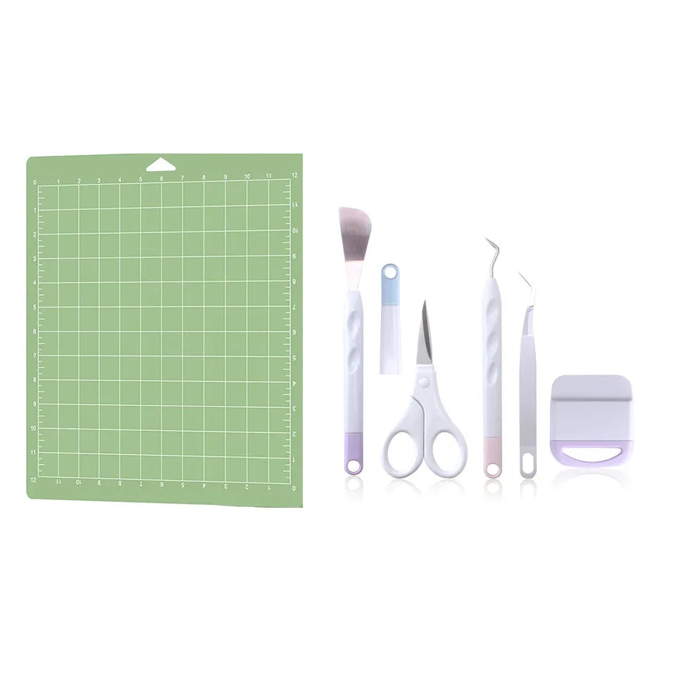Craft Basic Tool Set with 12*12inch Mat  - Precision Tool Kit for Crafting and DIYs