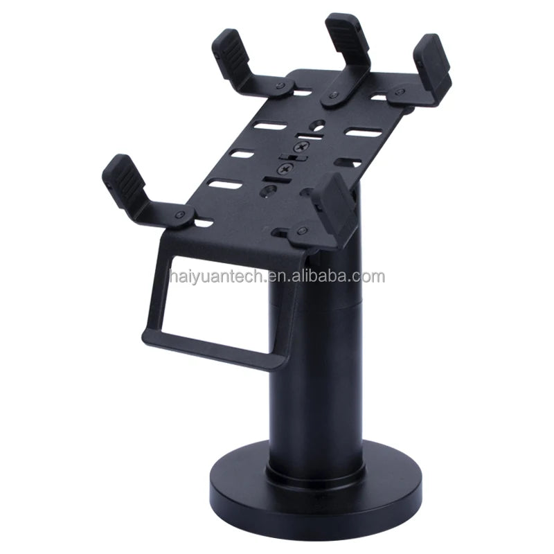 OEM Handheld POS Stand Concealed Cables Black Rotation Bracket for Point of Sale Terminal Displays Mounting Pole