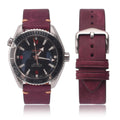 He Qi Self Design Leather Watch Bands Top Grain Leather Watch Straps Brown Black Colour Width 20mm 22mm