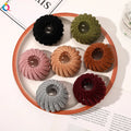 Velvet Coated Bird Nest Bun Maker Woman's Hair Claw Ponytail Holder Hairgrip for Daily Use