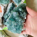 Wholesale Natural Crystal Rough Green Fluorite Quartz Cluster Raw Mineral Stones