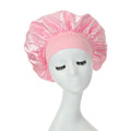 Wholesale Women Satin Night Sleep Hats Shower Hats Elastic Band Satin Bonnet