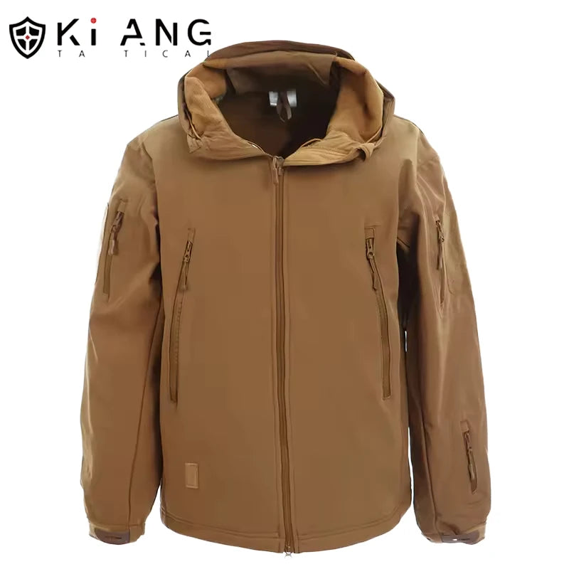 2026 Custom Outdoor Wear Clothing Training Clothing Tactical Jacket Softshell Jacket