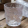 Ice Pattern Glass Home Water Cup Female Ins Style Simple Juice Drink Breakfast Milk Mug