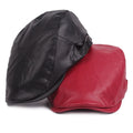 Unsex Men Women Ivy Cabbie Cheap Wholesale Custom Fashion Striped Oversized Leather Newsboy Hat Sports Casual