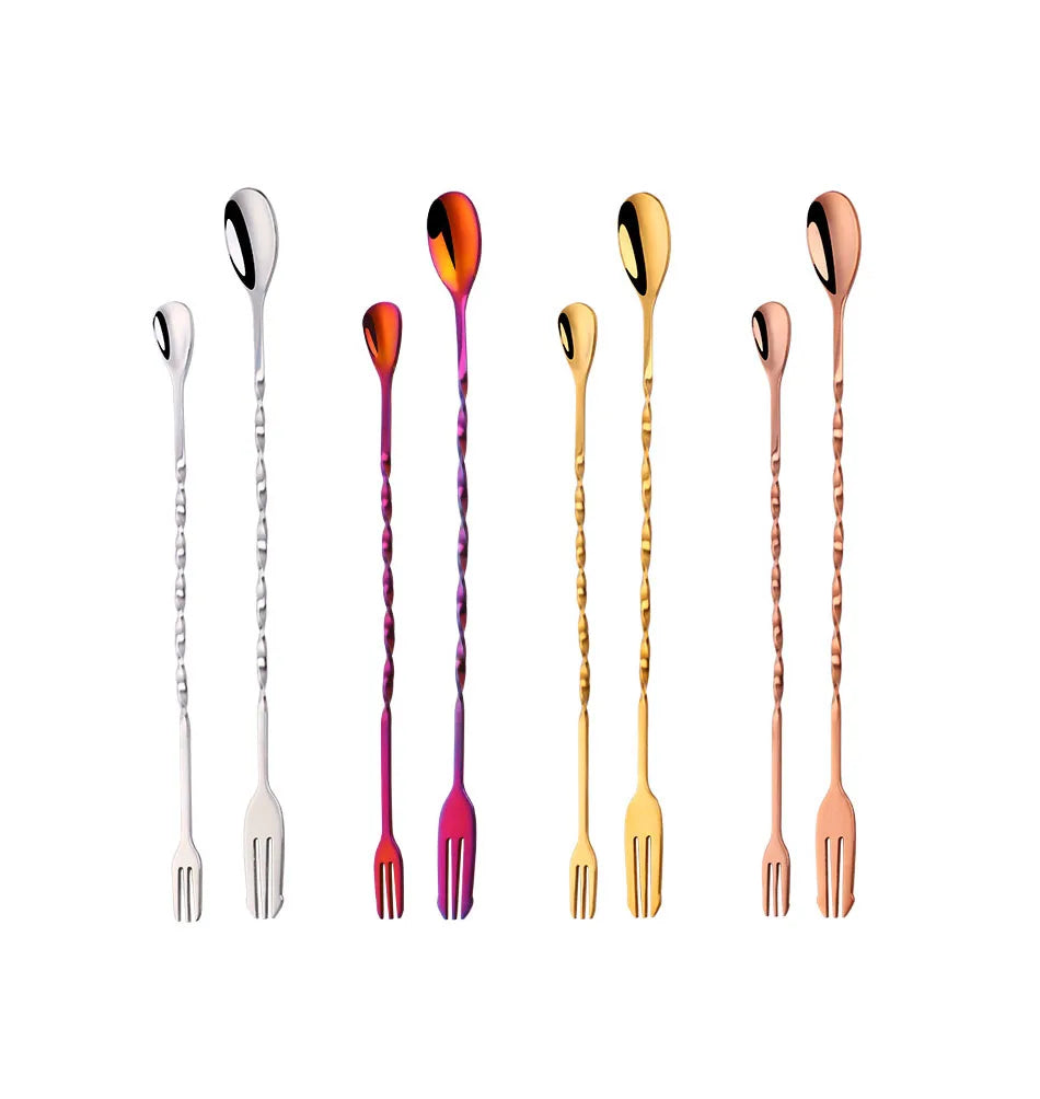 Bar Stainless Steel Long Stirring Spoon