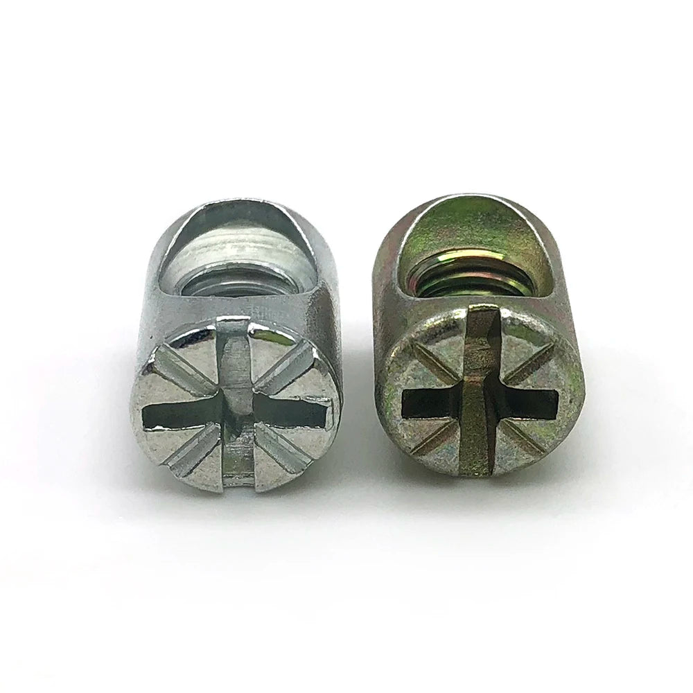 High Strength Custom M4 M5 M6 M8 M10 GR5 Titanium Cross Dowels Titanium Barrel Nuts
