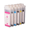 Ocbestjet 6 Colors 260ML Per PC PFI 120 Empty Refillable Ink Cartridge With Chip for Canon TM-200 205 300 305 Printer