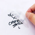 Custom Heat Transfer Label T-Shirt Neck Label With Size
