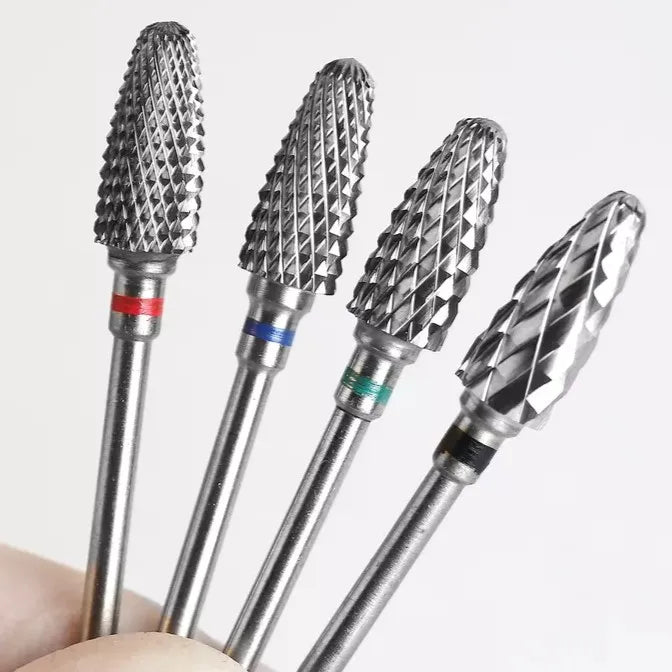 OEM/ODM 6.0mm Cone Bit Tungsten Carbide Nail Drill Bits No Coating Gel Remover Nail Machine Accessories Nail Polish Tool
