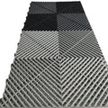 400*400*18mm PP Garage Plastic Removable Vinyl Interlocking Mats Indoor Outdoor Car Washing Graphic Design for Car Washing