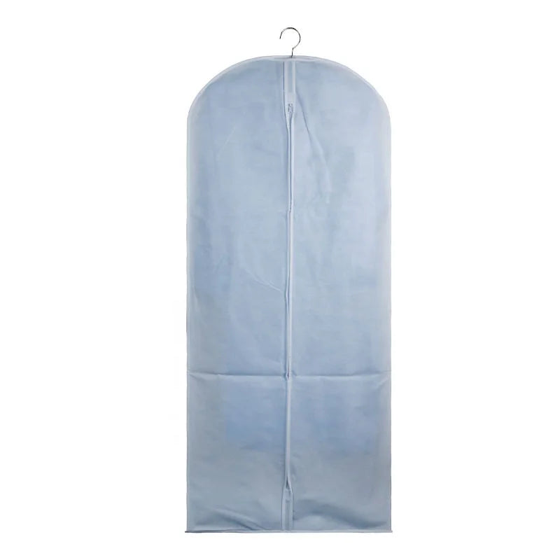 Factory Sale Transparent Dust Non-woven Suit Cover for Clothes No Handle Clear Garment Suit Bags