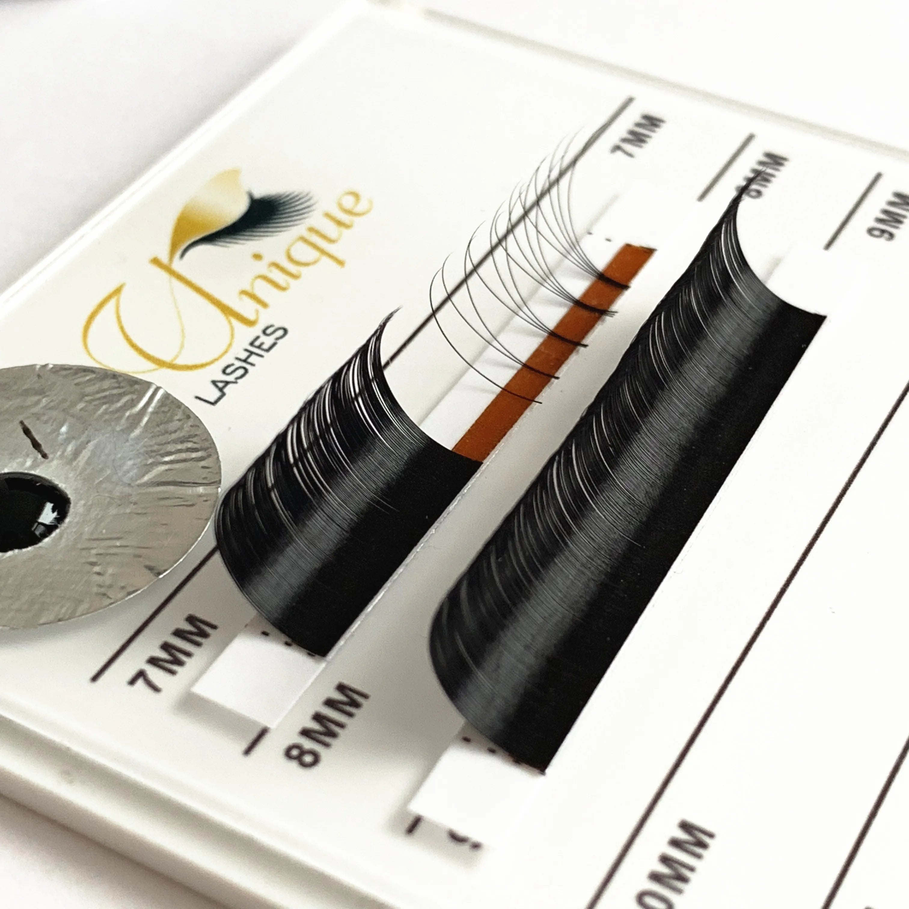 Fans Lash Extensions Individual One by One Classic Lashes Matte Black Glossy Black Eyelash Extensions